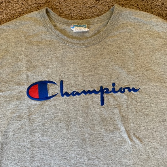 Champion Heather Gray X-Large Tee - Picture 2 of 6